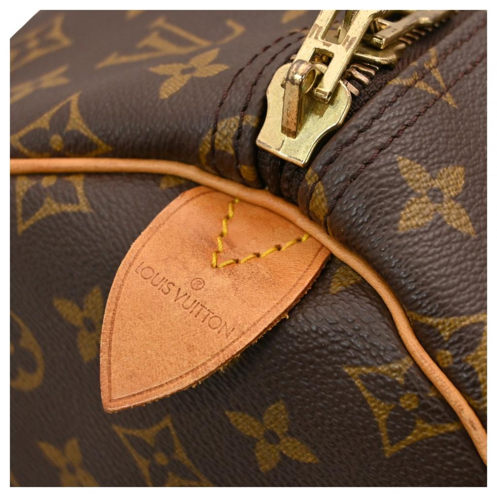 Auth LOUIS VUITTON Monogram Keepall 55 Boston Bag lv4141cc