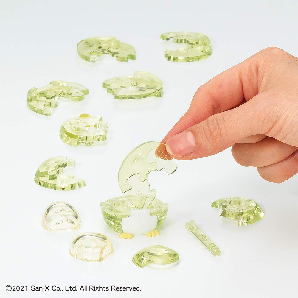 Beverly Crystal Sumikkogurashi Penguin Green 18-Piece Puzzle, & Tapioca, 50268,
