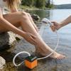 Rechargeable Outdoor Shower System With LED Screen And 7 To 9 Uses Per fee For excursions