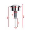 Toilet Accessory Dual Flush Push Button Compatible with For Siamp For Optima 49