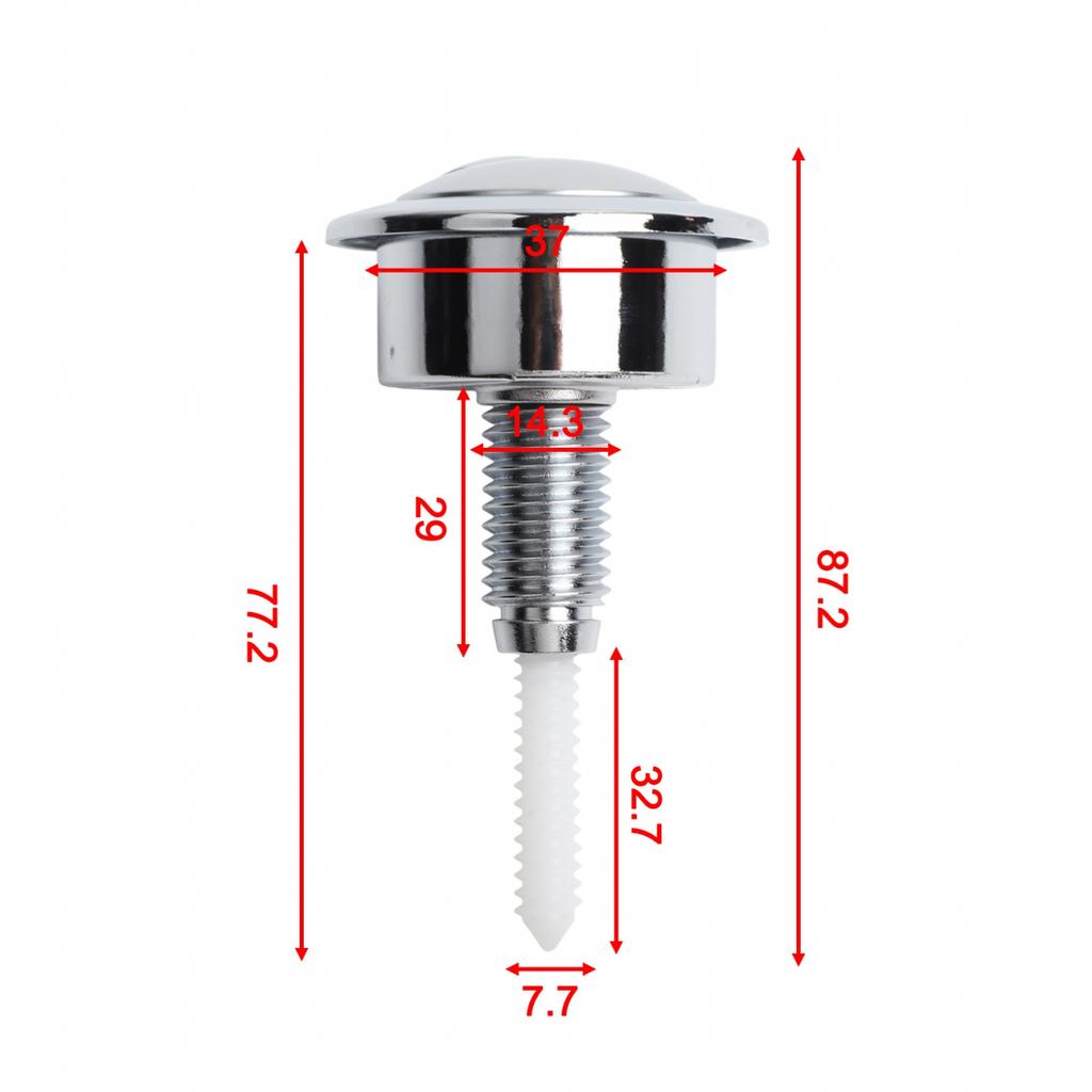 Toilet Accessory Dual Flush Push Button Compatible with For Siamp For Optima 49