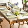 Eucalyptus Leaves Daisy Vase Placemats for Dining Table, 12 X 18 Inch Spring Easter Summer Seasonal Table Mats Set of 4 Green
