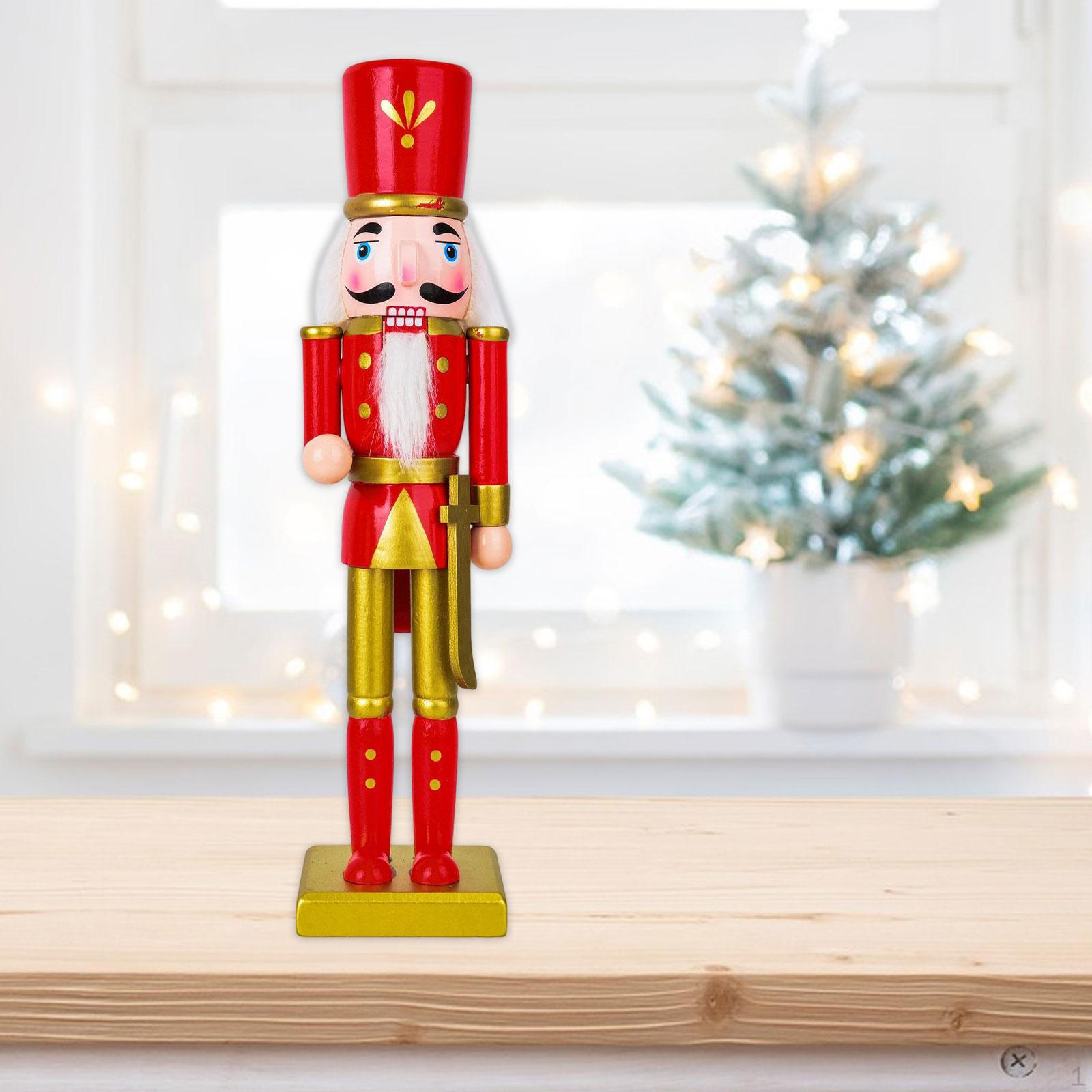 

Рождественский Щелкунчик Фигурка Декор Искусство Ремесла Декоративная Статуэтка Настольное Украшение для Style D