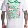 Uomo Scontroso Calda e Fresca Maglietta Premium Pizza Tatuaggio Teschio vintage Lavata Unisex Elegante Morbida grafica homme moda