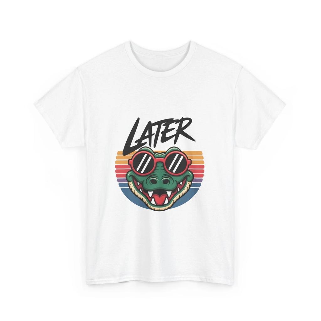 Retro Croc Graphic Tee, Unisex T-Shirt, Summer Vibes, Croc Graphic Shirt, Fun T