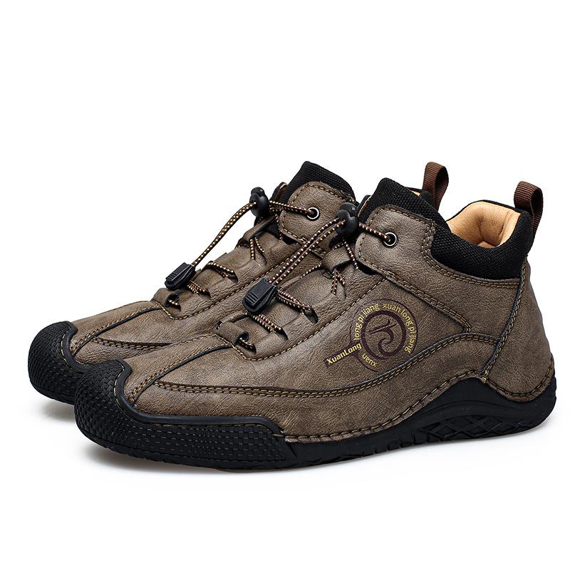 Autumn and winter men's shoes fleece warm casual outdoor Martin boots men