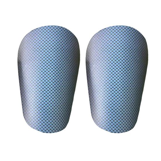 1 pereche de mini paratibie de fotbal cu model de fibre anti-alunecare copii adolescenti adulti jucatori tibie miniaturale protectoare jocuri de fotbal echipament de protectie