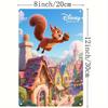 2D Flat - 1pc, Disney Character Metal Wall Art - 8x12 Inch Colorful Iron Decorative Sign, Durable Surface, 2D Flat Design for Ho