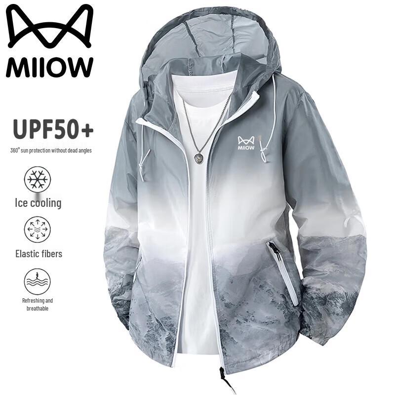 MaoRen Men s & Couple s Lightweight Cooling Quick-Dry Sun Protection Jacket XL