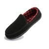 Men Cotton Slippers Microsuede Moccasins Shoes for Men Slip-On Flat Shoes with Memory Foam Sole Indoor Outdoor Casual Loafers
