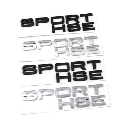 3D ABS Sportovní HSE Znaky Nálepky Decals Pro Land Rover Range Rover Písmena Znak na Kufr Auta Doplňky pro Styling Auta
