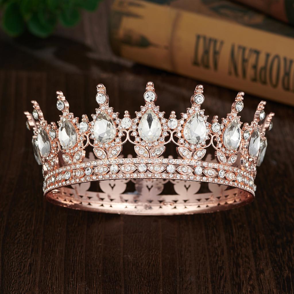 Bridal Headpiece Round Crown Vintage Selection Beauty Crown Wedding Season