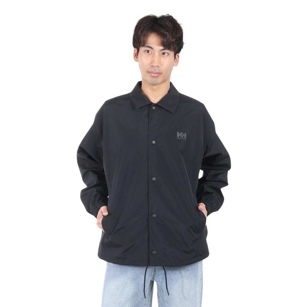 Helly Hansen Abt Coach Windproof and Size M Jacket, Breathable, Unisex, Black, (HH12374)