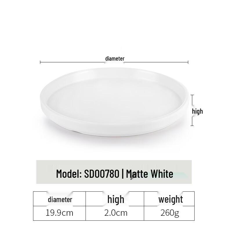 Japanese Style Melamine Dinner Plate