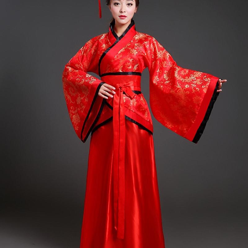 Vêtements Chinois Hanfu Fille aux Fleurs Robe de Scène Traditionnelle Robe de Danse pour Femme Adulte Fée