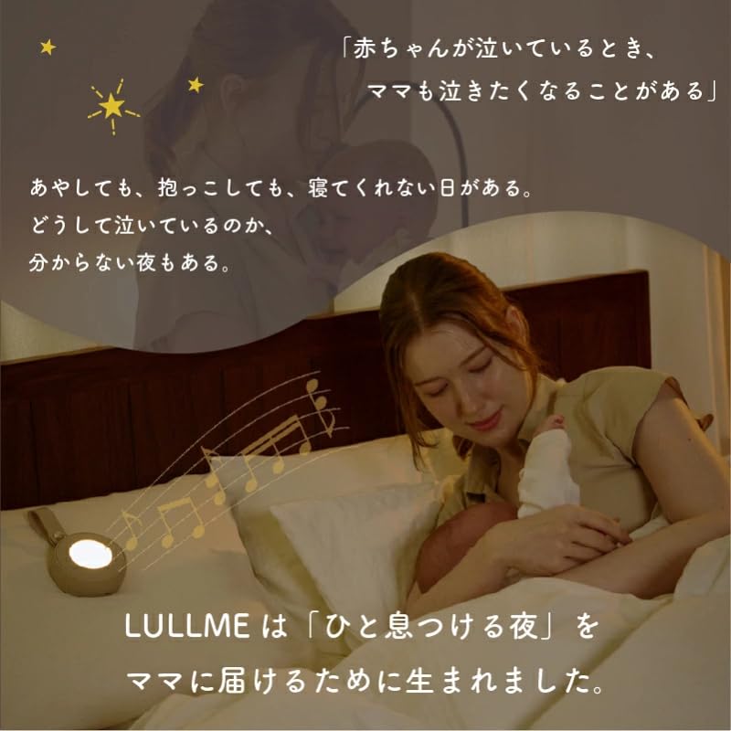 Colulu LULLME White Noise Machine with Recording and Playback Function for 22 LED Night USB Timer Function Babies, Sounds, Light, Rechargeable, (Grey