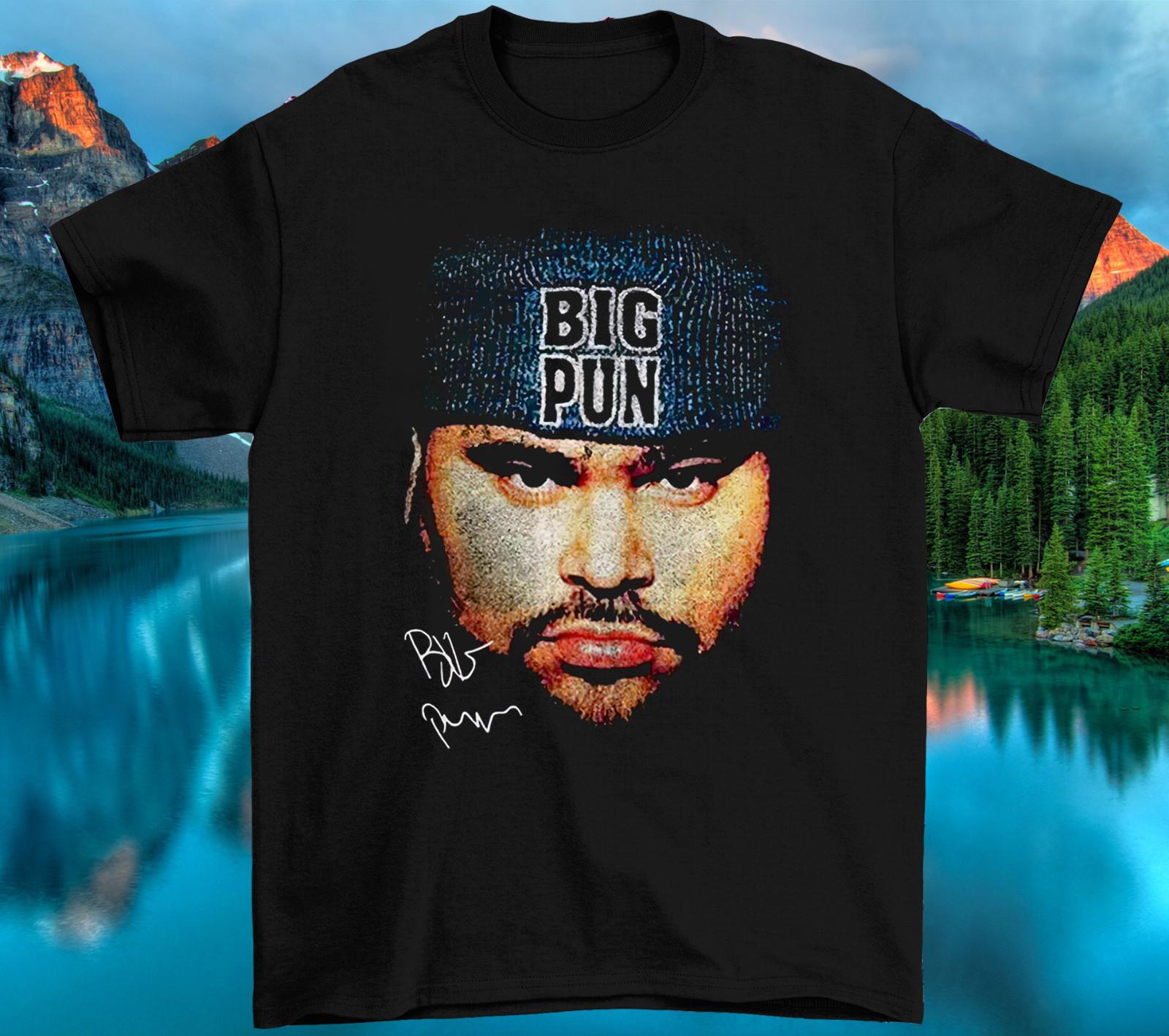 BIG PUN signature T Shirt Short Sleeve Size S-5XL AD31 S разноцветный