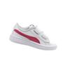Puma Smash v2 Infant White Magenta Haze Baby Sneakers Fig Grey-Violet 365174-08