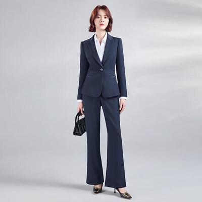 Completo Professionale da Donna con Pantaloni a Zampa