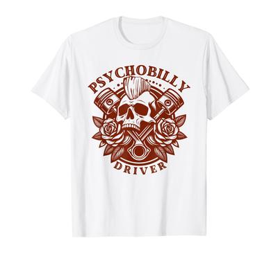 T-shirt Psychobilly Driver – Design Hot Rod Rockabilly