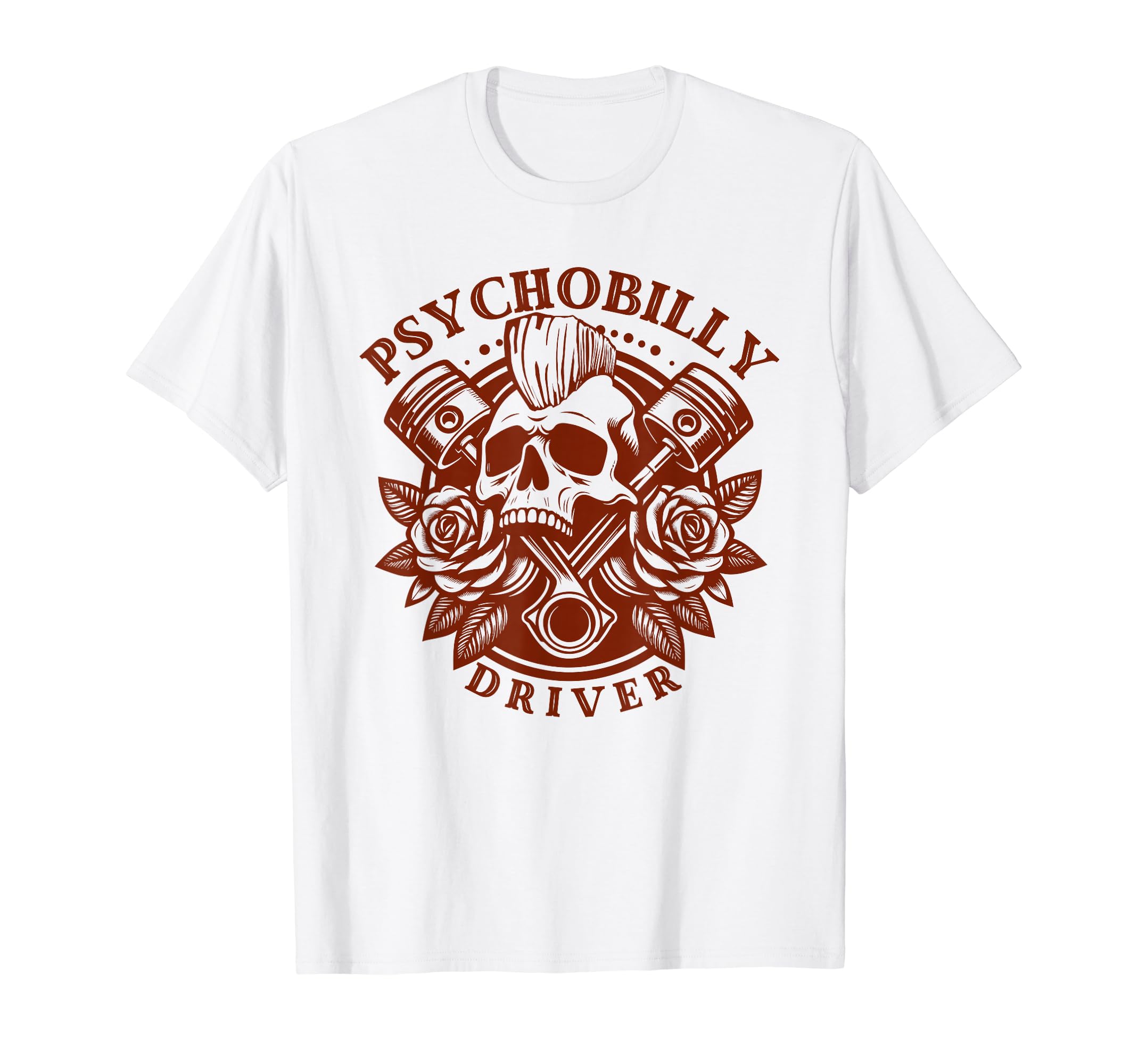 Психобилли Драйвер – Футболка с дизайном Рокабилли Хот Рода