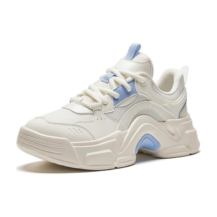 New Anta Low Top Casual Shoes Women's White Blue 922428821-4