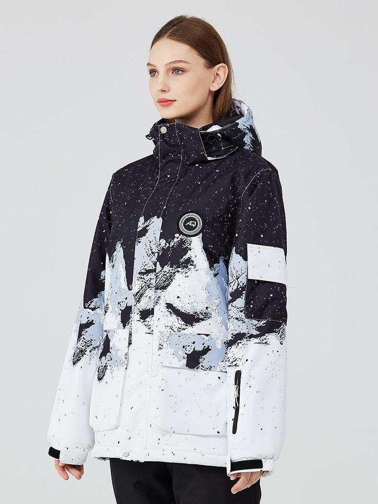 Unisex-Winterskianzug: Winddichte, wasserdichte und warme Ski- & Snowboardjacke für alpine Abenteuer