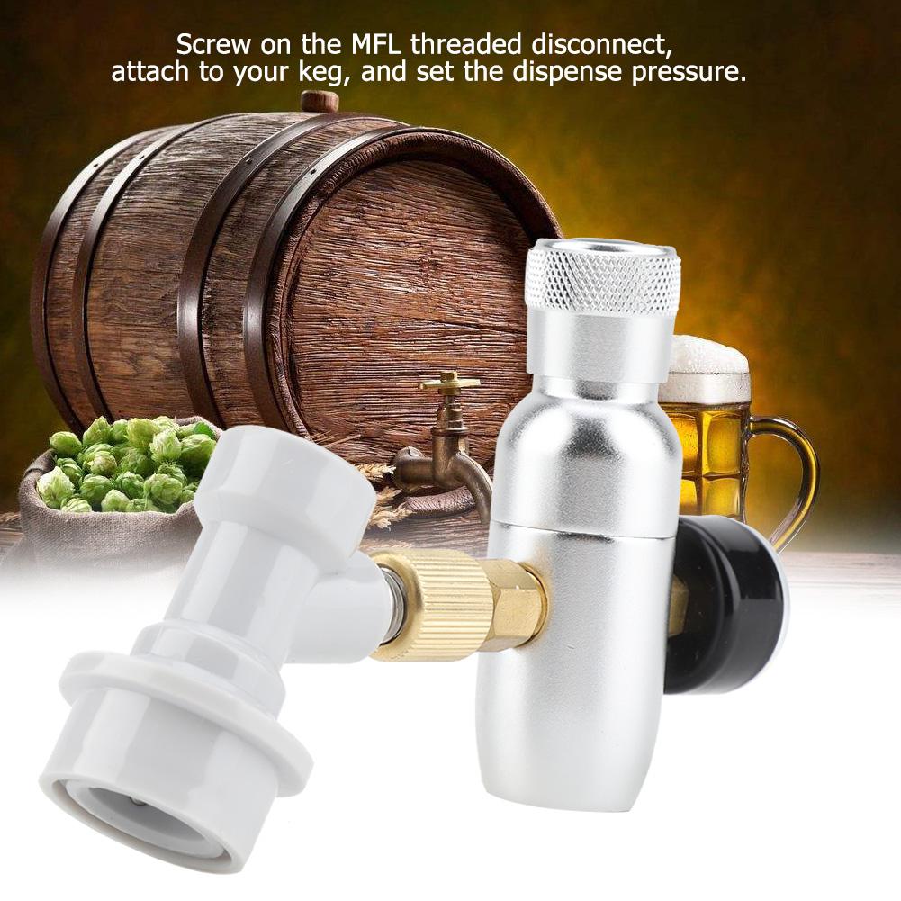 Homebrew CO2 16g Regulator   Kit Gas Disconnect Home Draft Beer Kegerator(0-60 PSI)
