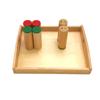 Plateau de rangement en bois Jouet d'apprentissage précoce Plateau de tri et de collecte Jouet interactif pour la maternelle Outil d'apprentissage et d'enseignement
