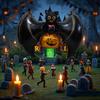1/5/10/20pcs Halloween Bat Lift Pumpkin Balloon Decor Suspends Pumpkin for Party Scene Supplies Gift Spooky Effect Photo Prop