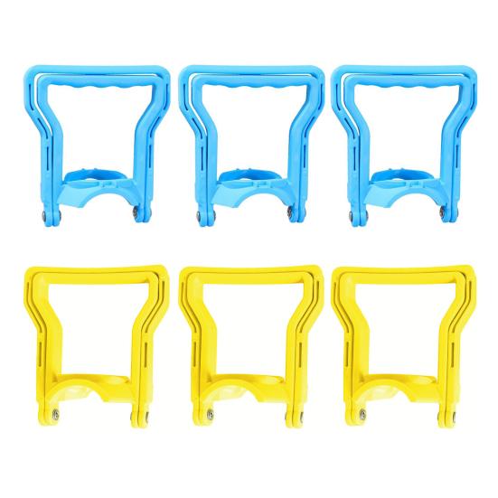 1/2/3/4/6Pcs 5 Handle Ergonomic Grip Non-slip Heavy Duty Gallon Water Bottle Standard Water Jug Carrier Lift