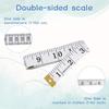 Double-scale Soft Ruler, 60 Inches (150 Cm), Combining Centimeters and Inches, Suitable for Measurement and Garment Cutting 1PC