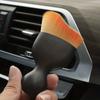 Cepillo de limpieza para aire acondicionado de coche, cepillos para eliminar el polvo de las grietas de la salida de aire del coche, accesorios de limpieza interior del coche