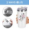 Livole Mother's Day Gift for Mom, Vacuum Insulated Stainless Steel Tumbler with Lid and Straw, Keeps Drinks Hot or Cold, Perfect Gift for Respect for