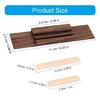 Set di Sellette Regolabili in Palissandro per Ukulele, Parti di Ricambio per Ponti per Strumenti a 4 Corde, Incluso Ponte per Facile Utilizzo