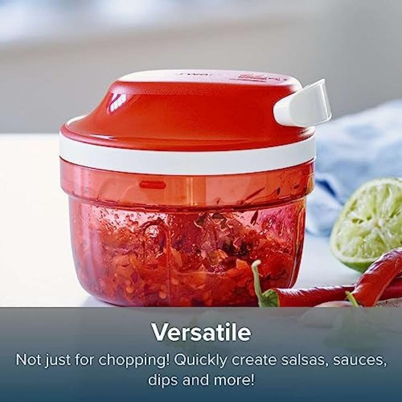 Minihackare, 300 ml, Manuell matberedare, Köksredskap för att hacka örter, nötter, vitlök, grönsaker