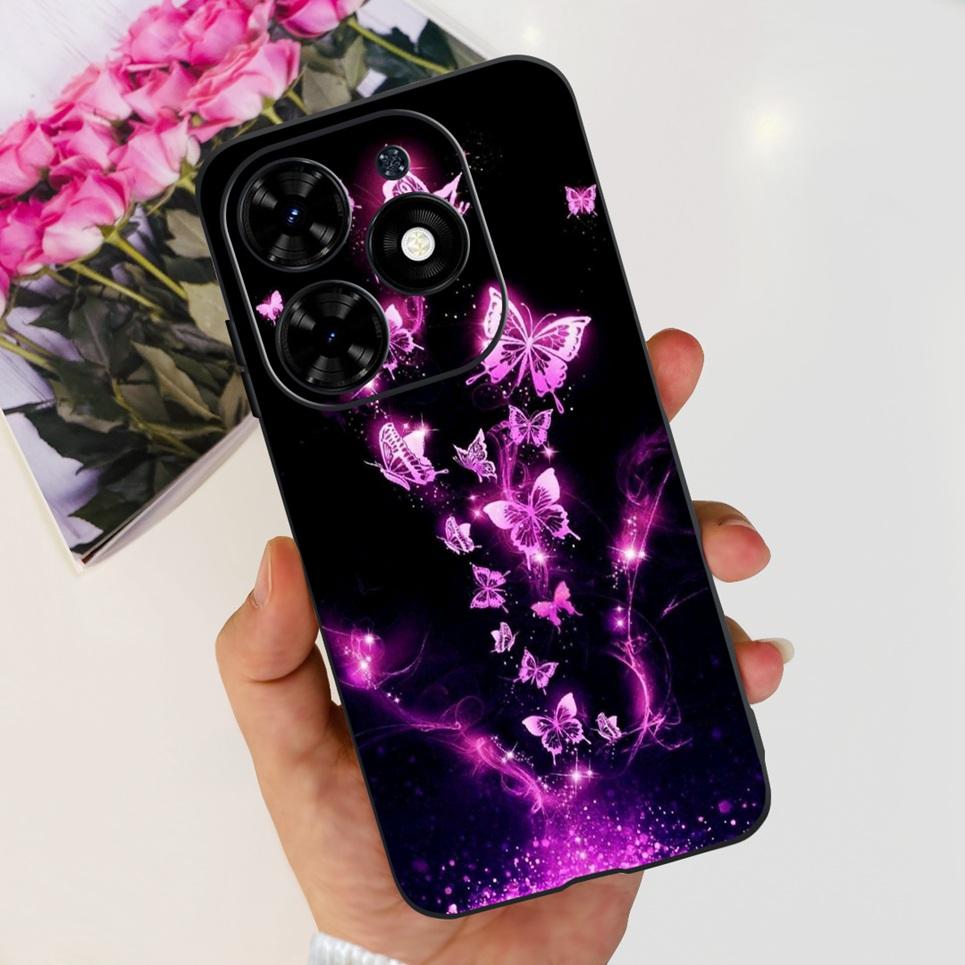 Coque Funda For Infinix Hot 40i Hot40i 2023 New Fashion Back Cover Colorful Painting Print Phone Cases On Hot 40 I Soft Matte