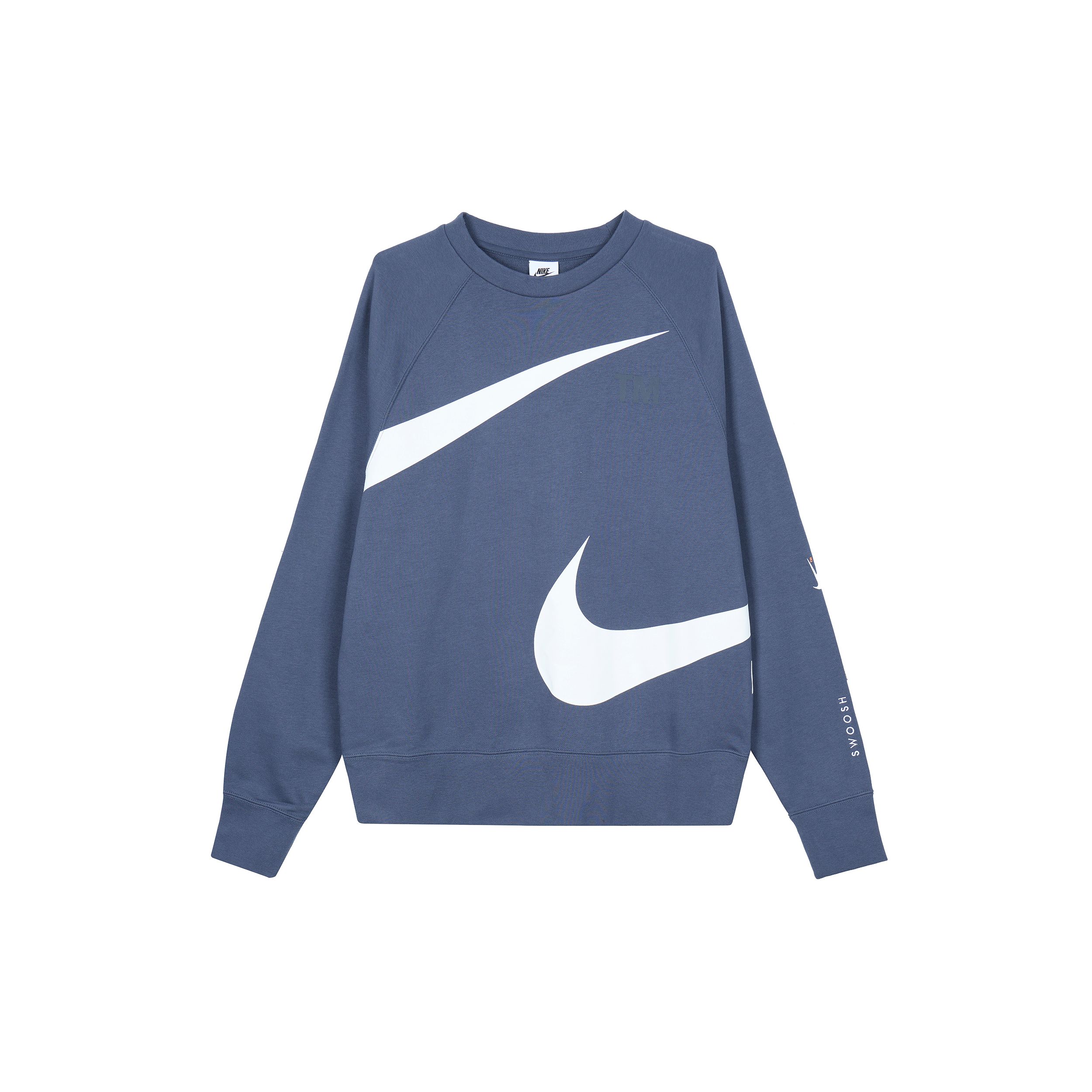 

Мужская толстовка Nike Swoosh Ft Crew с большим логотипом, синяя DD6097-437 XL