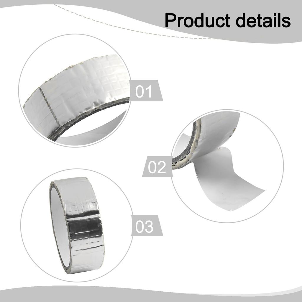 Sticky Aluminum Foil Butyl Rubber Tape Waterproof for Roof Pipe