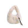 Korean Ins Trendy Fashion Plush Dumpling Bag 2025 Autumn New Foreign Style Plush Bag Large Capacity Shoulder Bag