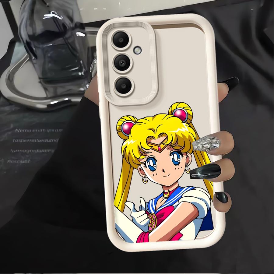 Phone Cover Case for Samsung Galaxy A56 A25 A26 A36 A24 A35 A52 A73 A22 A54 A55 A32 A21s Anime Sailor Moon