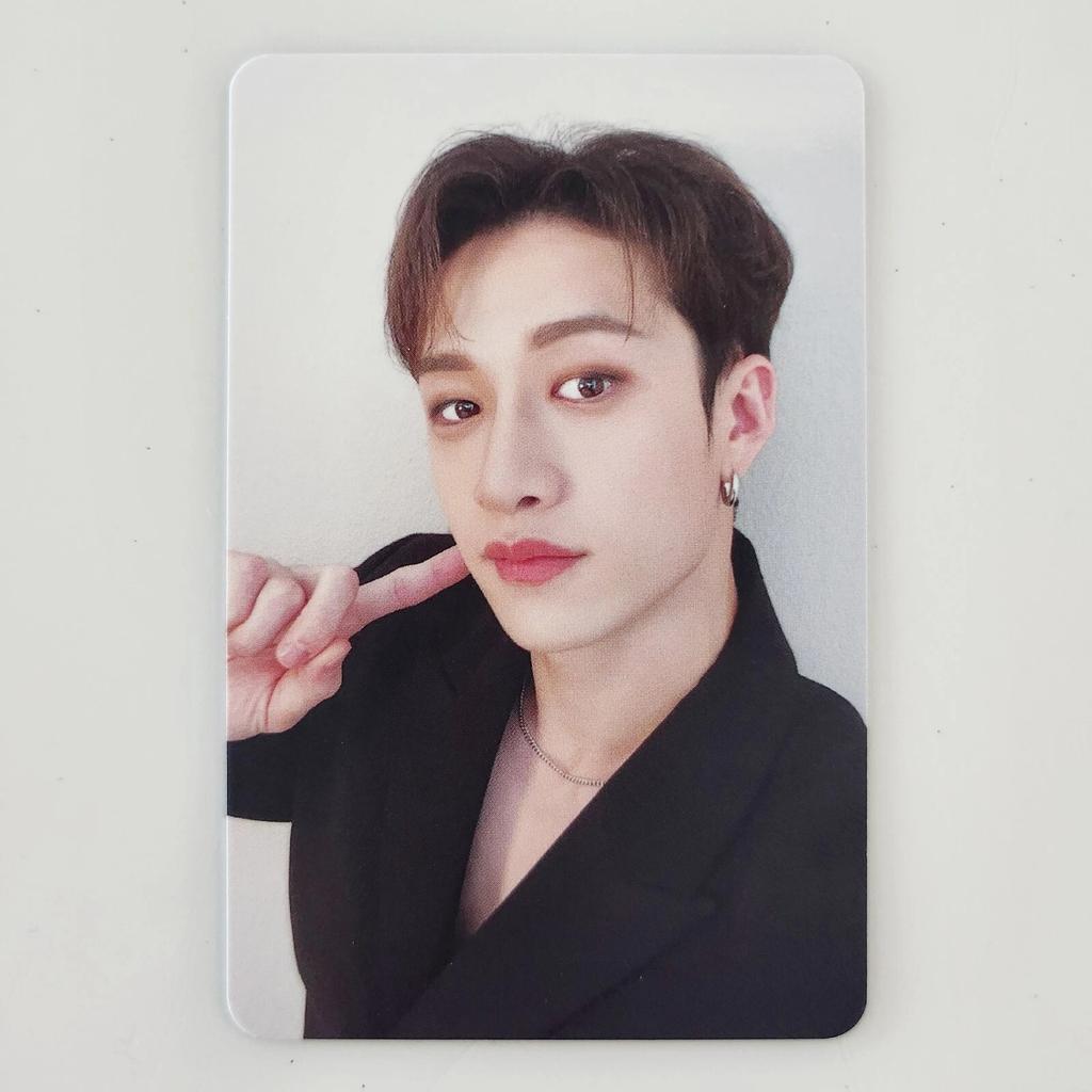 STRAY KIDS NACIFIC 17:e SKZ IN THE BLACK Dubbelsidig FOTO KORT OFFICIELL