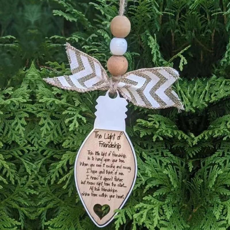 Christmas Friendship Ornaments for Christmas Tree Decorations Christmas Present Gift for Friends Besties BFFWomen