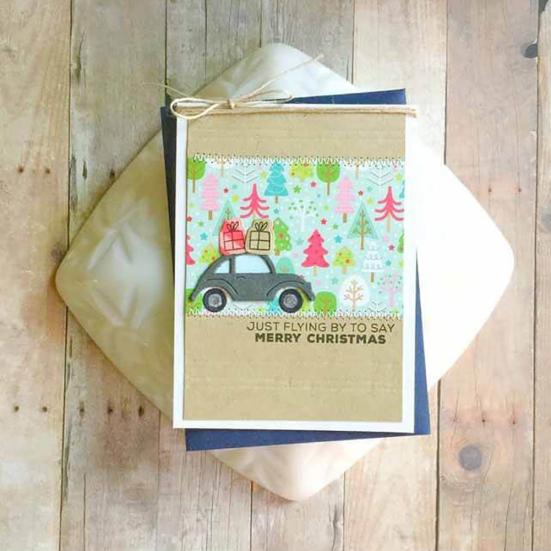 Fustelle in Metallo per Taglio Auto Strada Fai da Te Scrapbooking Goffratura Carta Biglietti Stencil Artigianale