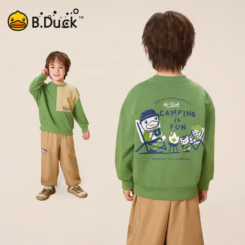 B.Duck Boys' Casual Sweatshirt