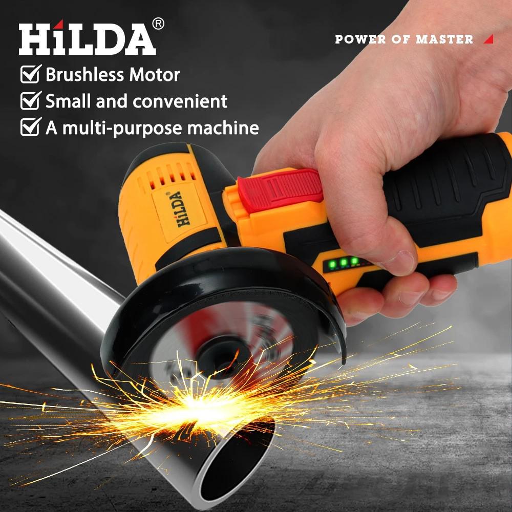 Cordless Mini Angle Grinder - Rechargeable Lithium Battery Polisher & Cutter