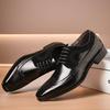 Wenzhou foreign trade summer men's shoes British style retro engraved men's business leather shoes men's high-end formal wedding shoes