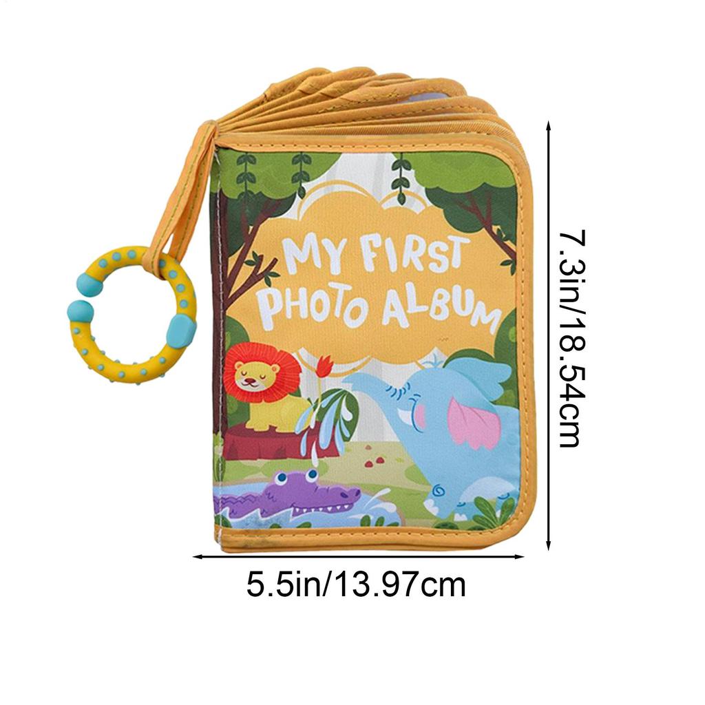 Baby Album 4X6 Inch Soft Baby First Family Album Lion Pattern Scrapbook Journal Keepsake Cute Home Decor For Kids Boys Girls