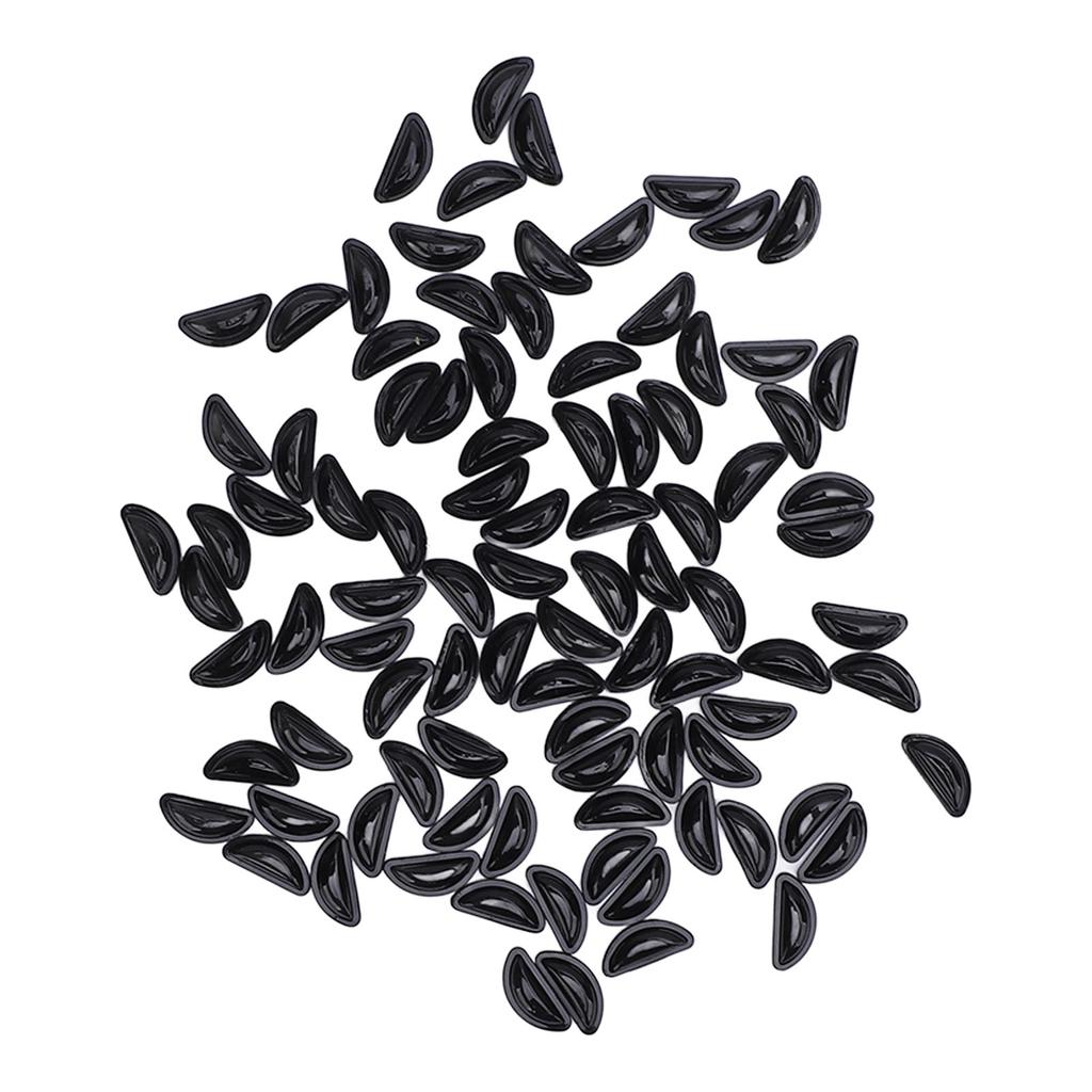 50 pares de almofadas para nariz de óculos de silicone antiderrapante almofada de ar confortável peça de nariz para óculos sung