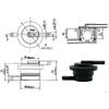 Gas Fuel Tank Vent Valve w/Grommet for Predator 212 6.5hp 224 Max Engine, Roll Over Valve for Generac Gas Pressure Washer 212cc 420cc Predator